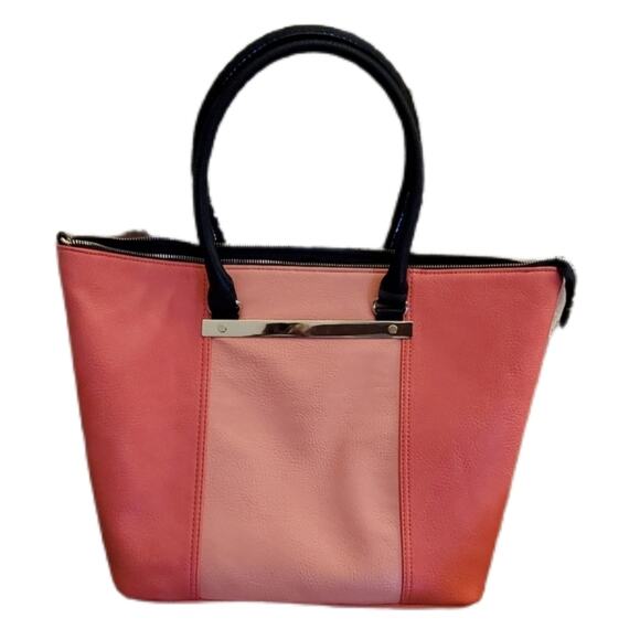 Neiman Marcus Handbags - Neiman Marcus Two Toned Pink Tote Bag NWOT